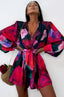 Floral Belted Playsuit