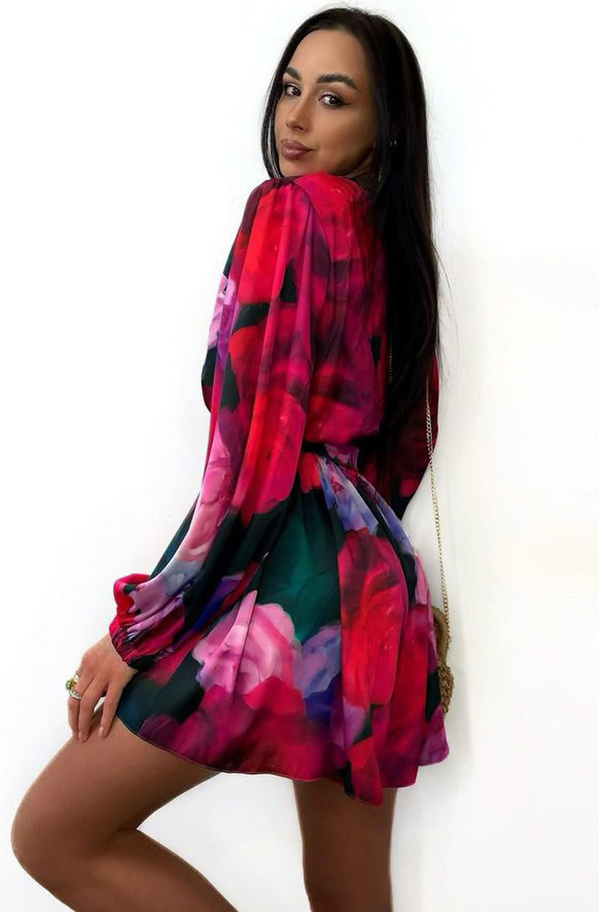 Floral Belted Playsuit