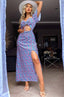 Floral Cut Out Maxi Dress
