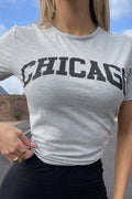 Chicago Grey Top